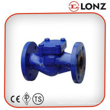 DIN Standard Acier moulé Wcb à ressort à bride Type Valve de contrôle